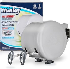Minky VT21290100 - Filo stendibiancheria Retrattile per Esterni, 30 m (2x15m)