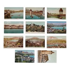 *HH* Cartoline Antiche Vintage Svizzera Luzern Lucerna Postkarte Cartolina