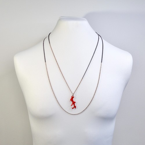Collana doppia catena - , con