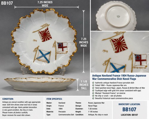 Antico piatto bandiere - , navali