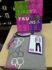 Frutta pigiama/tuta felpato per ragazza art. 4347