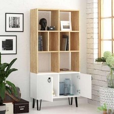 LIBRERIA SCAFFALE CON 2 ANTE