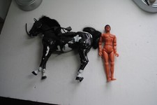 VINTAGE 1977 FAIRLAND TOYS WEST COWBOY + CAVALLO - BIG JIM MEGO KNOCK OFF