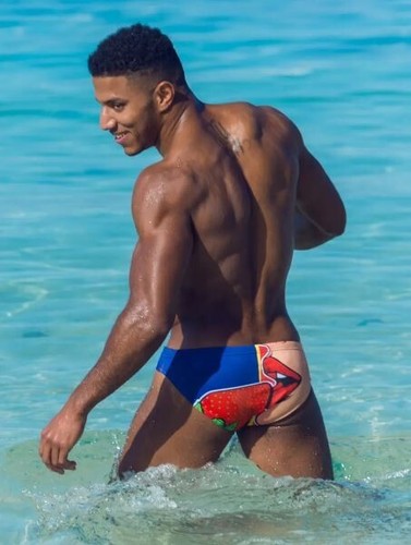 Slip bagno uomo sexy labbra - slip,