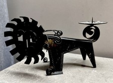 Portacandele vintage DDR ferro