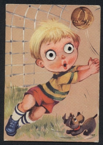 Cartolina occhi vetro - di,