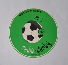 ADESIVO RADIO DERBY anni 80'