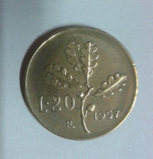 REPUBBLICA - 20 LIRE - QUERCIA