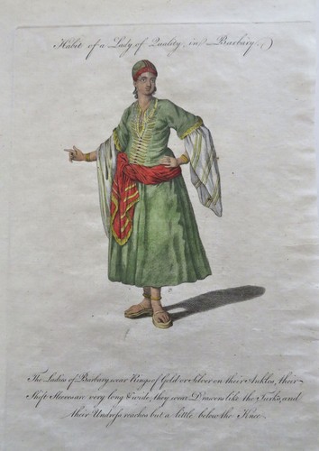 Stampa costume vista etnica