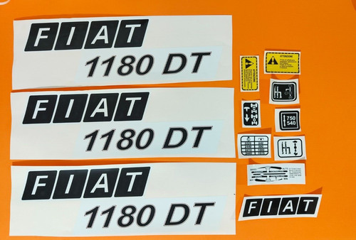 Adesivi decalcomanie fiat - adesivi,