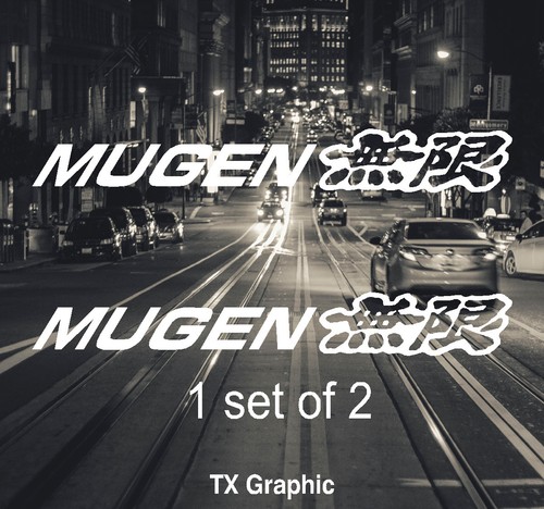Mugen decal kanji vinyl - mugen,