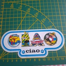 adesivo vintage STICKER kleber originale piaggio ciao modello a