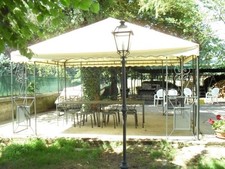GAZEBO IN FERRO BATTUTO