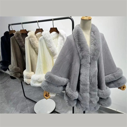 Poncho donna pelliccia - , di