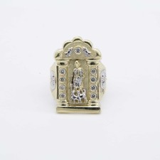 Anello In Oro Giallo E Bianco