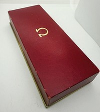 60s OMEGA VINTAGE RED WATCH BOX SCATOLA OROLOGIO SEAMASTER GENEVE