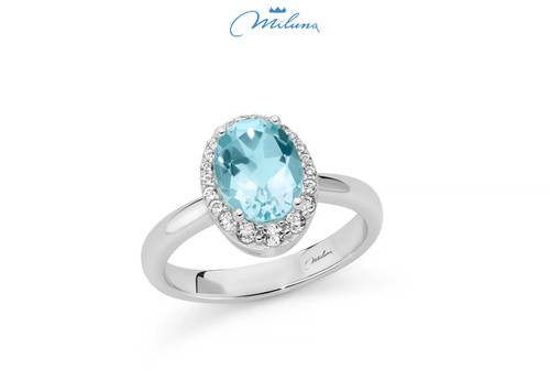 Miluna anello gemma del - anello,
