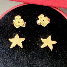 Dodo Pomellato Orecchini Stella Marina Oro Giallo Massiccio 18kt 750 Rari Origin