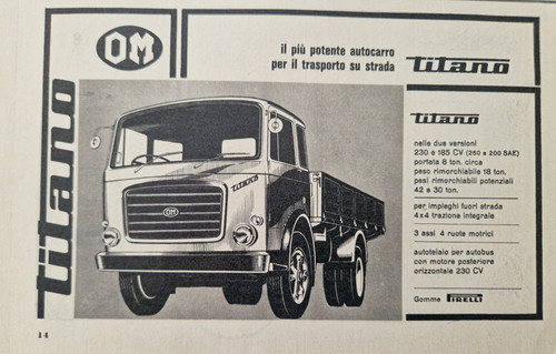 Autocarro titano vintage - om,