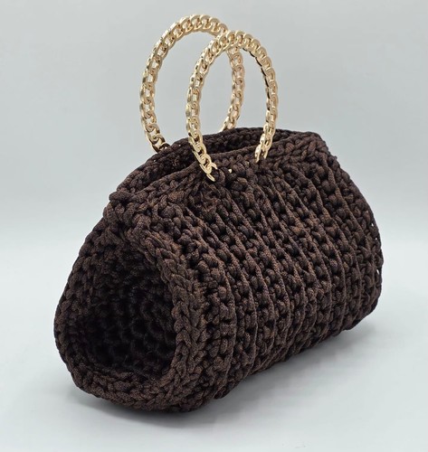 Borsa uncinetto fatta mano - borsa, a