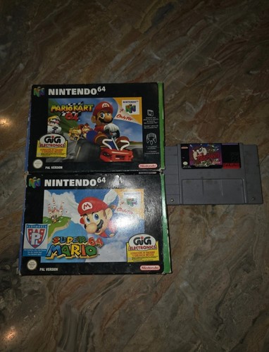 Lotto giochi vintage nintendo - lotto,