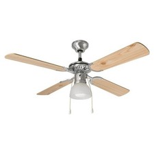 Perenz Ventilatore soffitto con luce Cromo Bicolor 7064 CR (105x42cm)