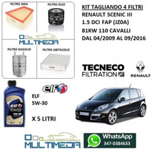 KIT TAGLIANDO FILTRI OLIO