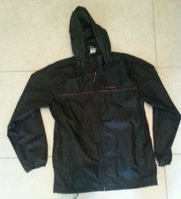 lotto 257b piumino giacca ragazzo nero QUECHUA tg.S