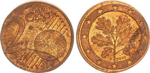 Errore conio cent - errore, 2010
