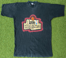 T-shirt nera vintage anni 90 NBA amo questo gioco taglia L