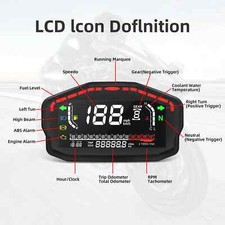 Lcd tachimetro fuoribordo moto - lcd,