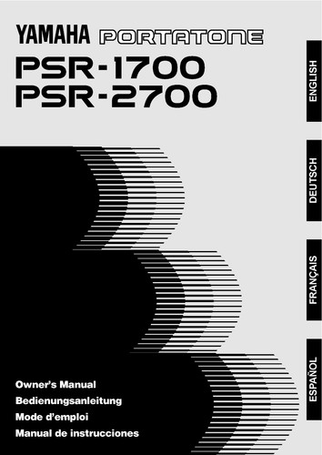 Yamaha psr 1700 - yamaha, psr-1700