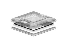50x50 Fiamma Vent 50 Lucernario in Cristallo Zanzariera Oscurante Camper
