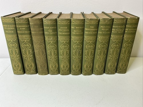 Marryat set volumes 1896 - marryat, set,