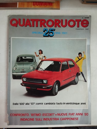 1981 quattroruote febbraio - quattroruote,