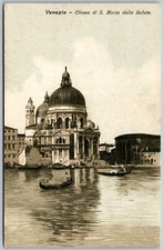 Cartolina d'epoca Venezia Chiesa Di S. Maria della Salute Chiesa Venezia Italia