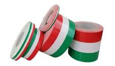 Nastro adesivo decorazione bandiera Italiana tricolore in diverse misure 