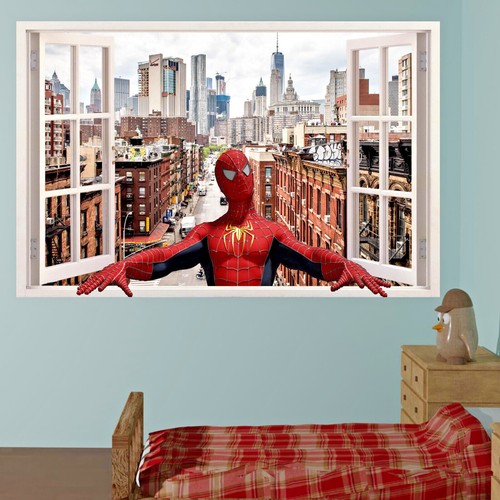 Adesivi murali spiderman new - adesivi,