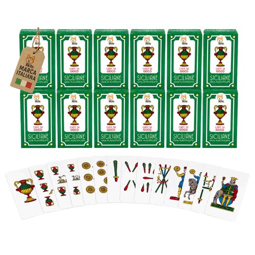 Mazzi carte siciliane - 12,
