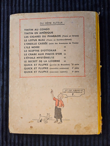 Tintin crabe aux pinces - crabe,