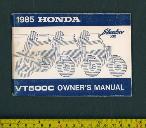 Honda vt500c manuale del - honda,