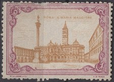 ER8735 Erinnofili Turisici: Serie Ullmann - Roma - S.Maria Maggiore