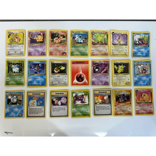 Lotto carte pokemon gym - lotto, 21