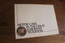 1980 Fiat all models & Spider