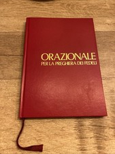 ORAZIONALE PER LA PREGHIERA DEI FEDELI. AA.VV. LIBRERIA EDITRICE VATICANA.
