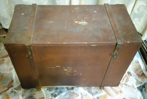 Vintage cassa militare nave - cassa,