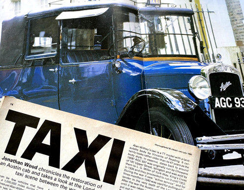 The london taxi pre war - taxi, pre-war-