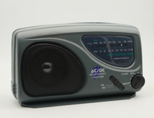 Irradio RF-27 AM/FM PORTABLE Radio RECEIVER anni '90 Vintage design Grey Silver