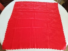 Tovaglia quadrata in raso Natale natalizia cm 83 x 83