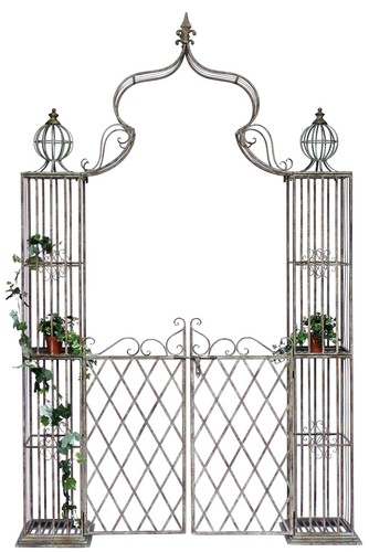 Arco per rose con - , cancello